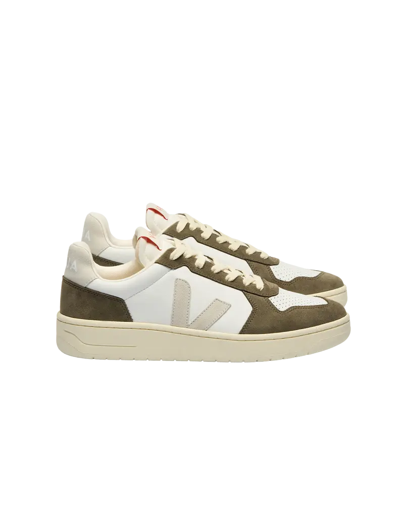 V-82 LEATHER WHITE NATURAL KAKI