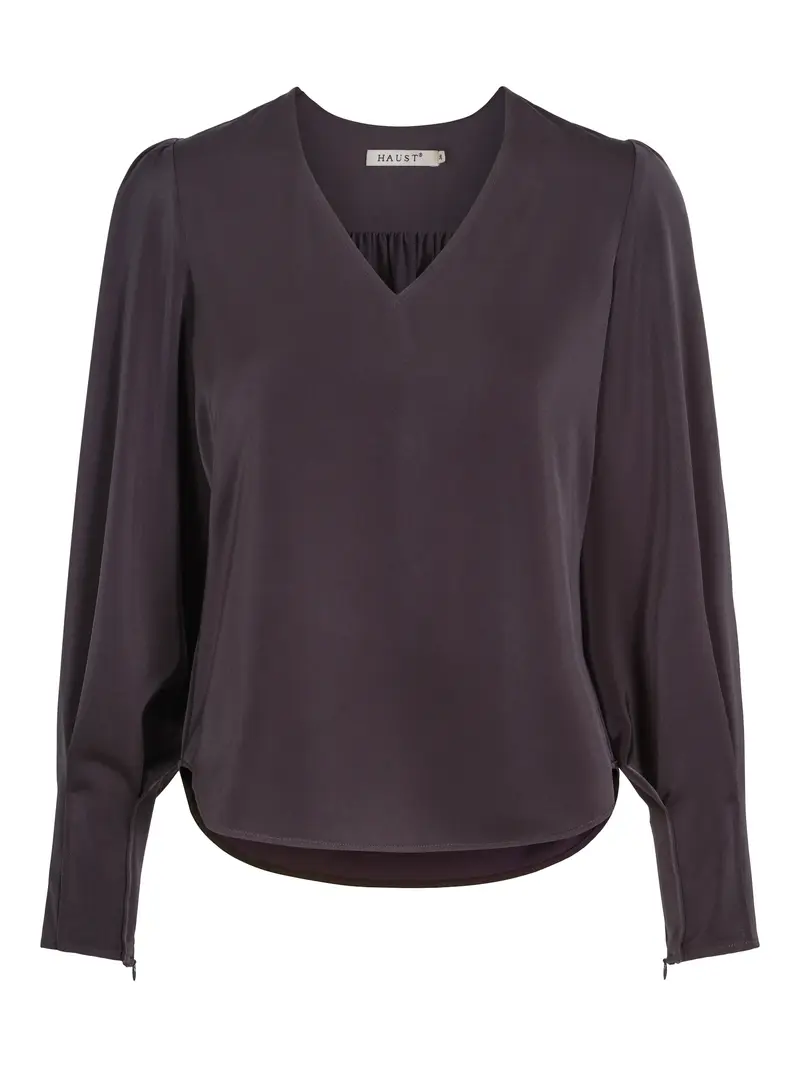 V-neck blouse Antrasit