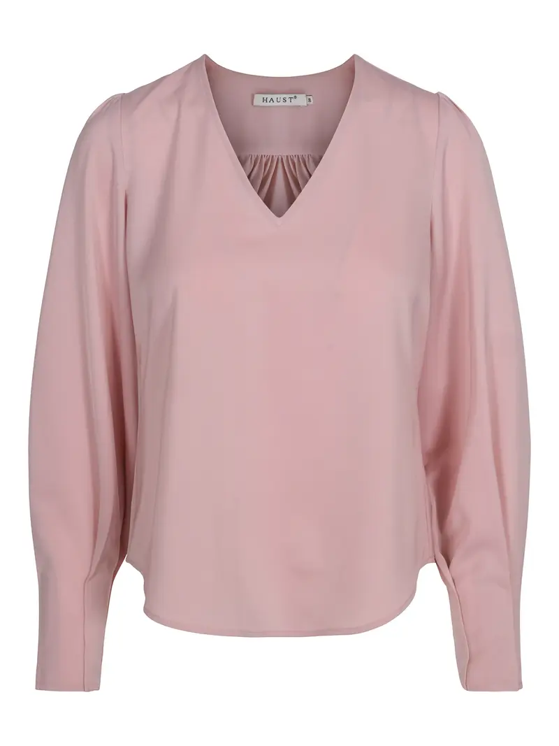 V-neck blouse Dusty Rose
