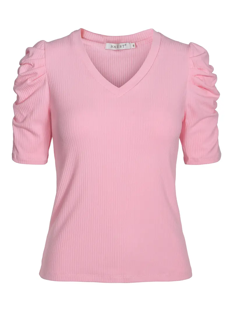V-neck feminine top Light Pink