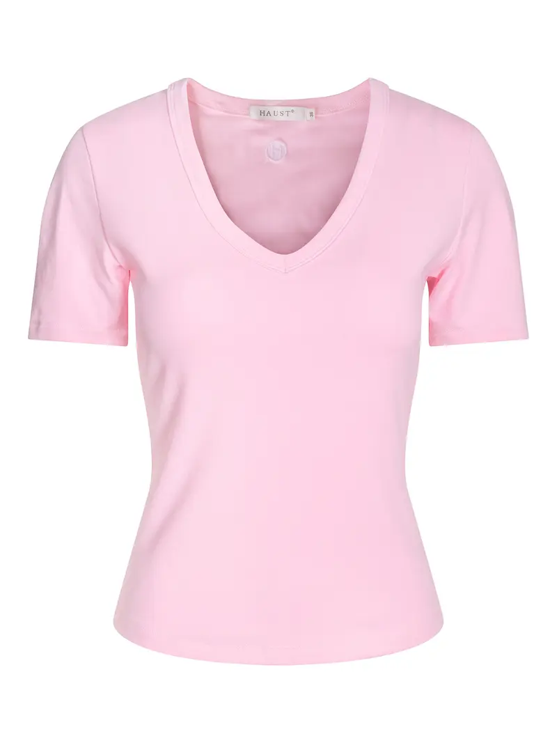 V-neck short sleeve top Lyserosa