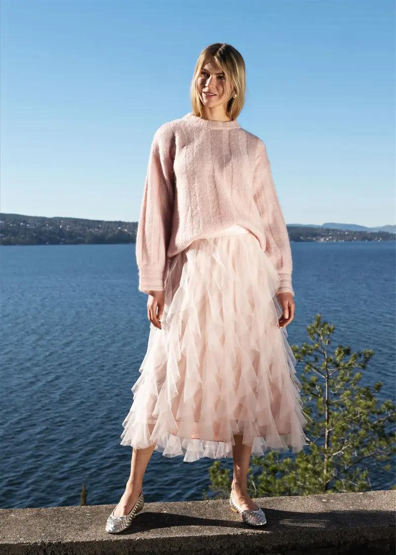 Valentina Skirt - Powder Rose