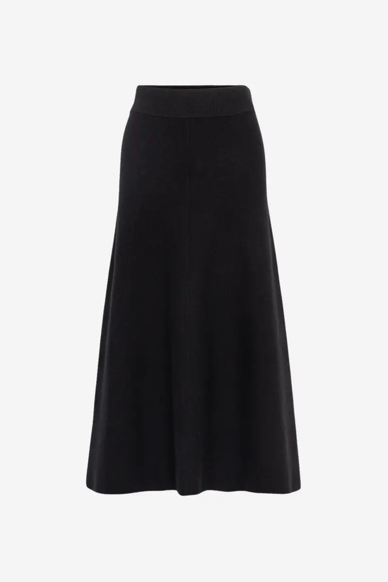 Valeria Merino Skirt Black