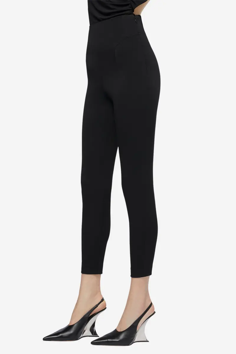 Valerie High Waist Pants Black