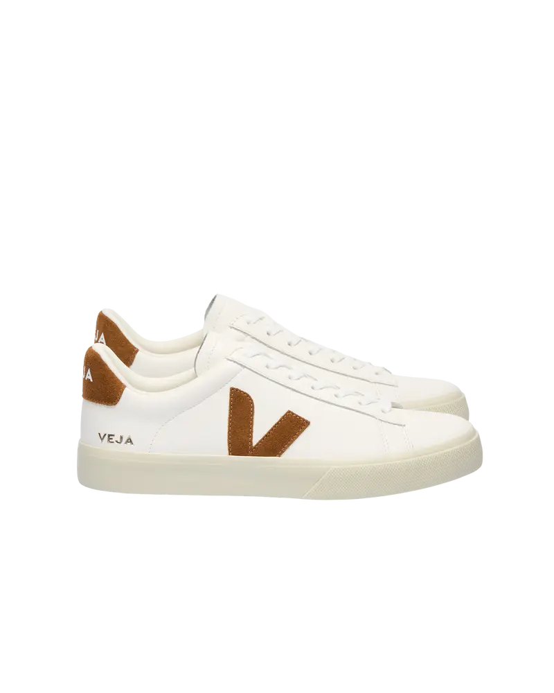 VEJA Campo Leather – White Cognac