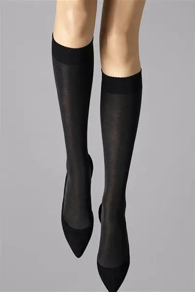 Velvet De Luxe 50 Knee-Highs Black