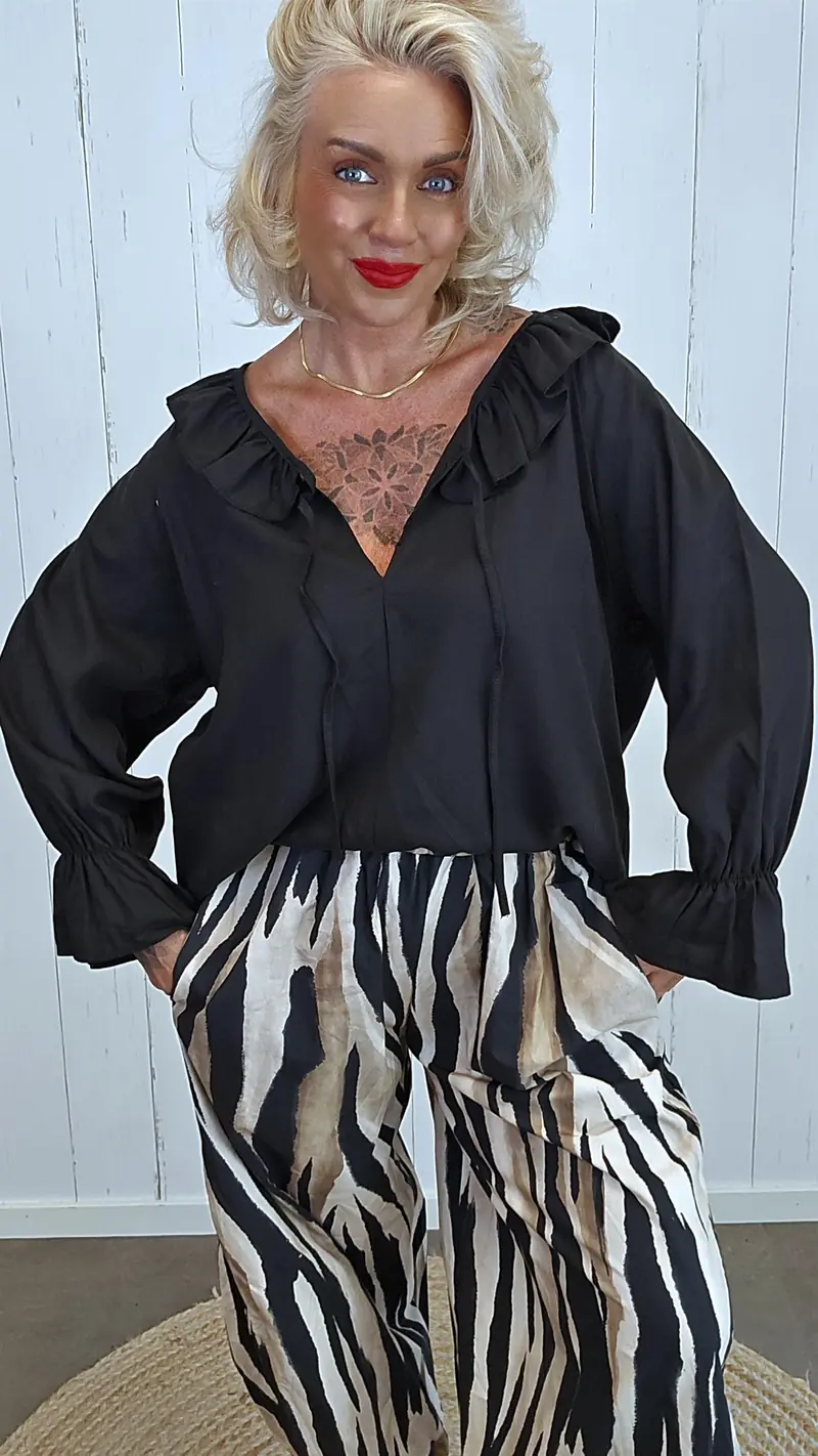 Vera bluse svart
