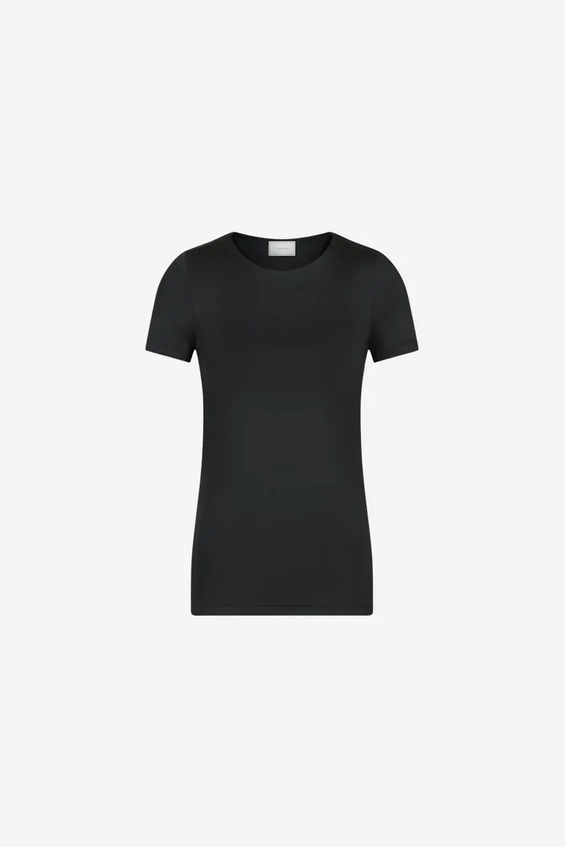 Verna Jersey Tee Black