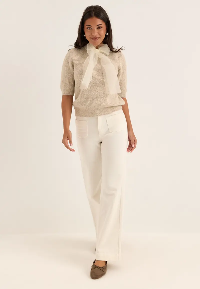 Viitza O-neck 2/4 BOW KNIT TOP