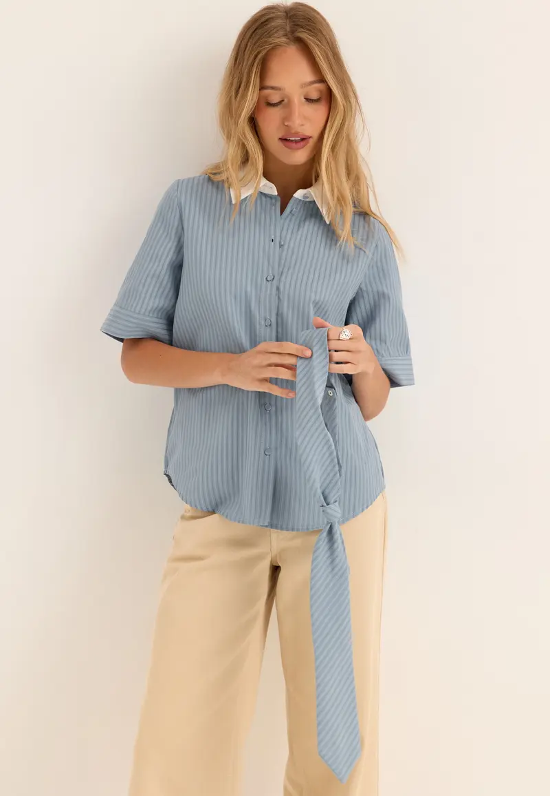 Vilinna 2/4 SHIRT W. TIE SHIRT