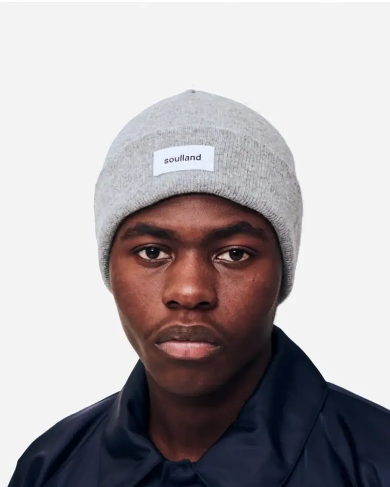 Villy Beanie  - Grey Melange