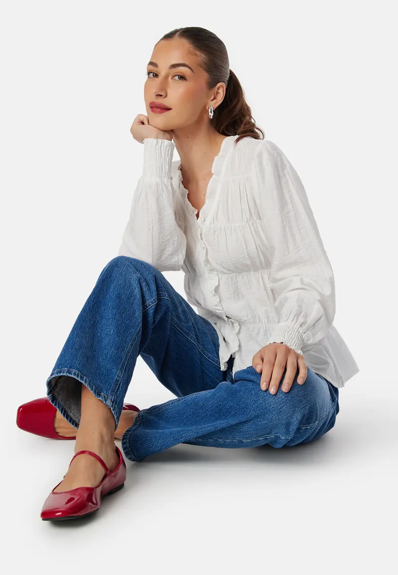 Viorpa L/S V-NECK TOP