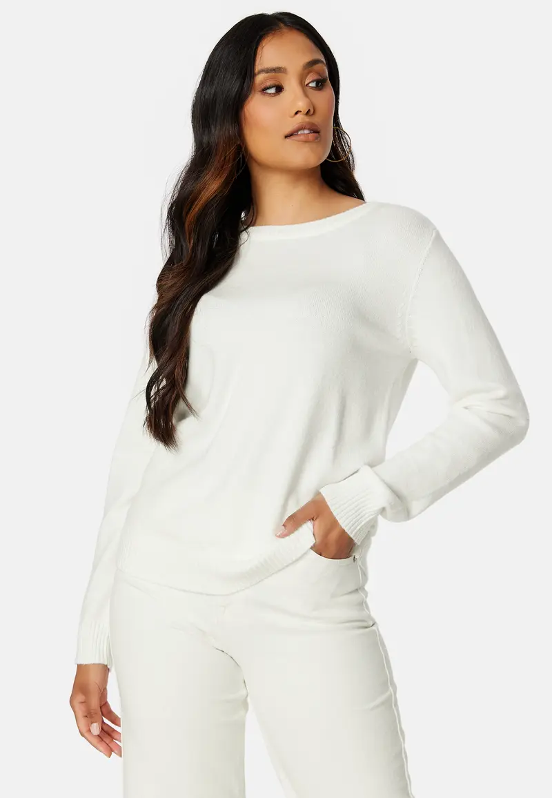 Viril O-neck L/S Knit Top