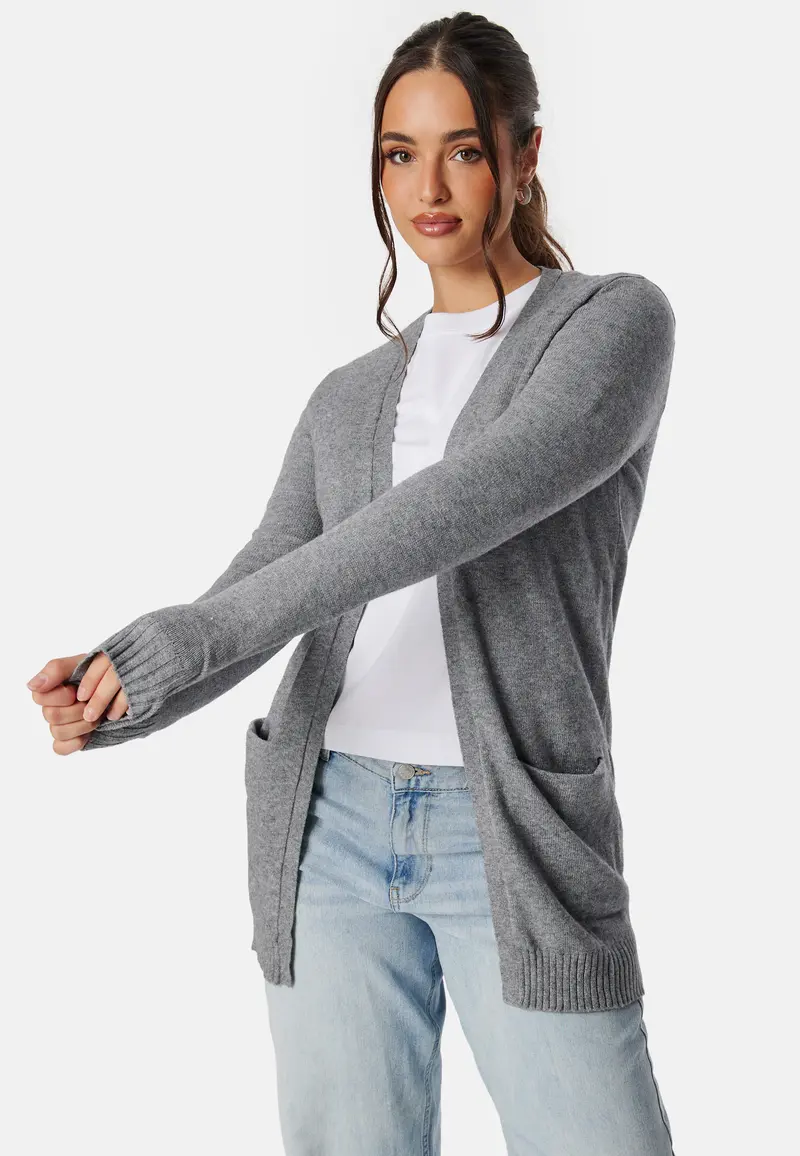 Viril Open L/S Knit Cardigan