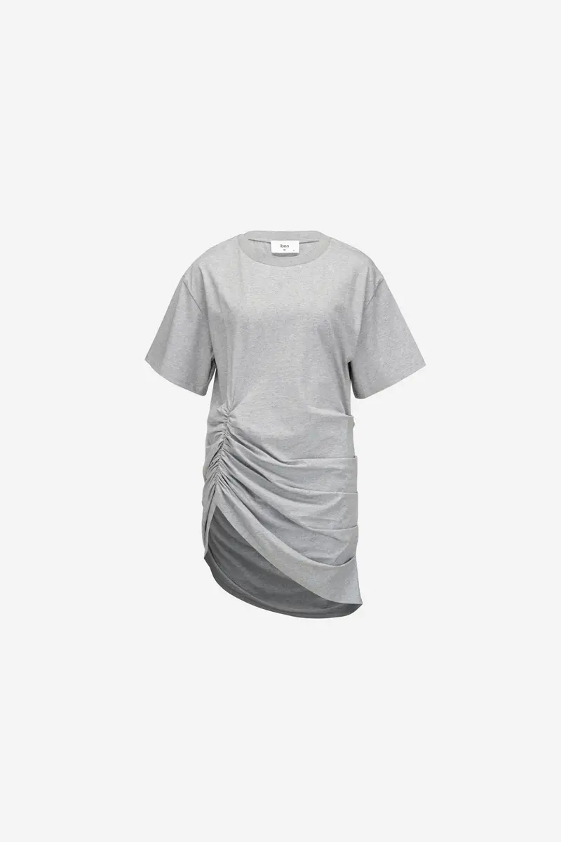 Vita & Wanda x Iben Oversized T-shirt Dress Grey Melange