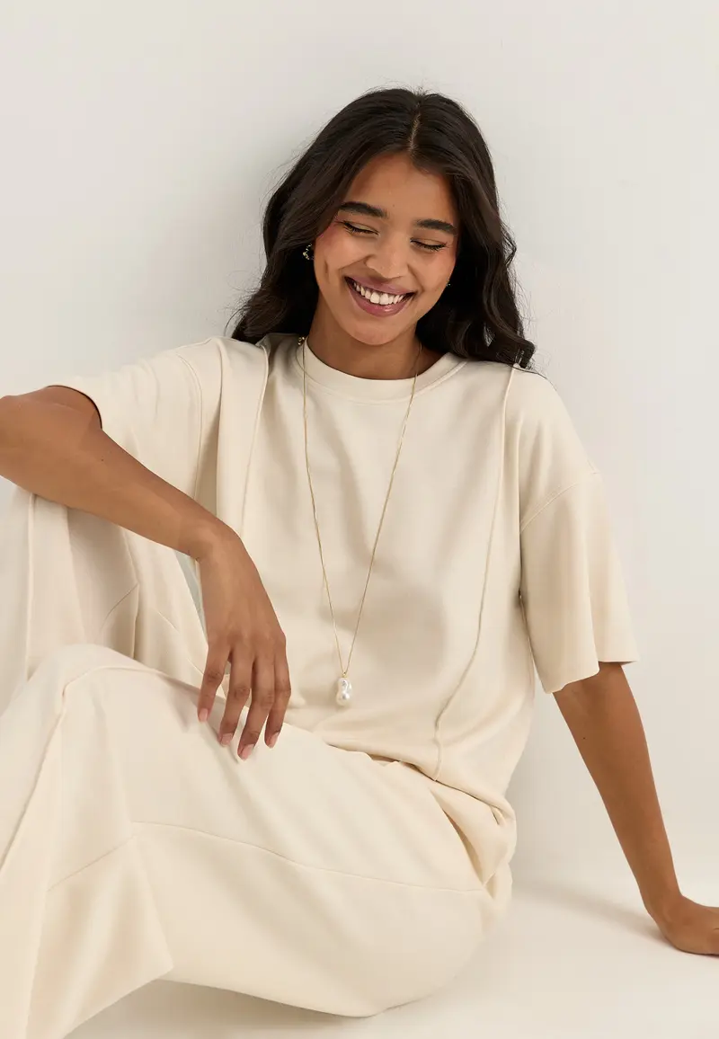 Vitelana O-neck 2/4 SWEAT T-SHIRT