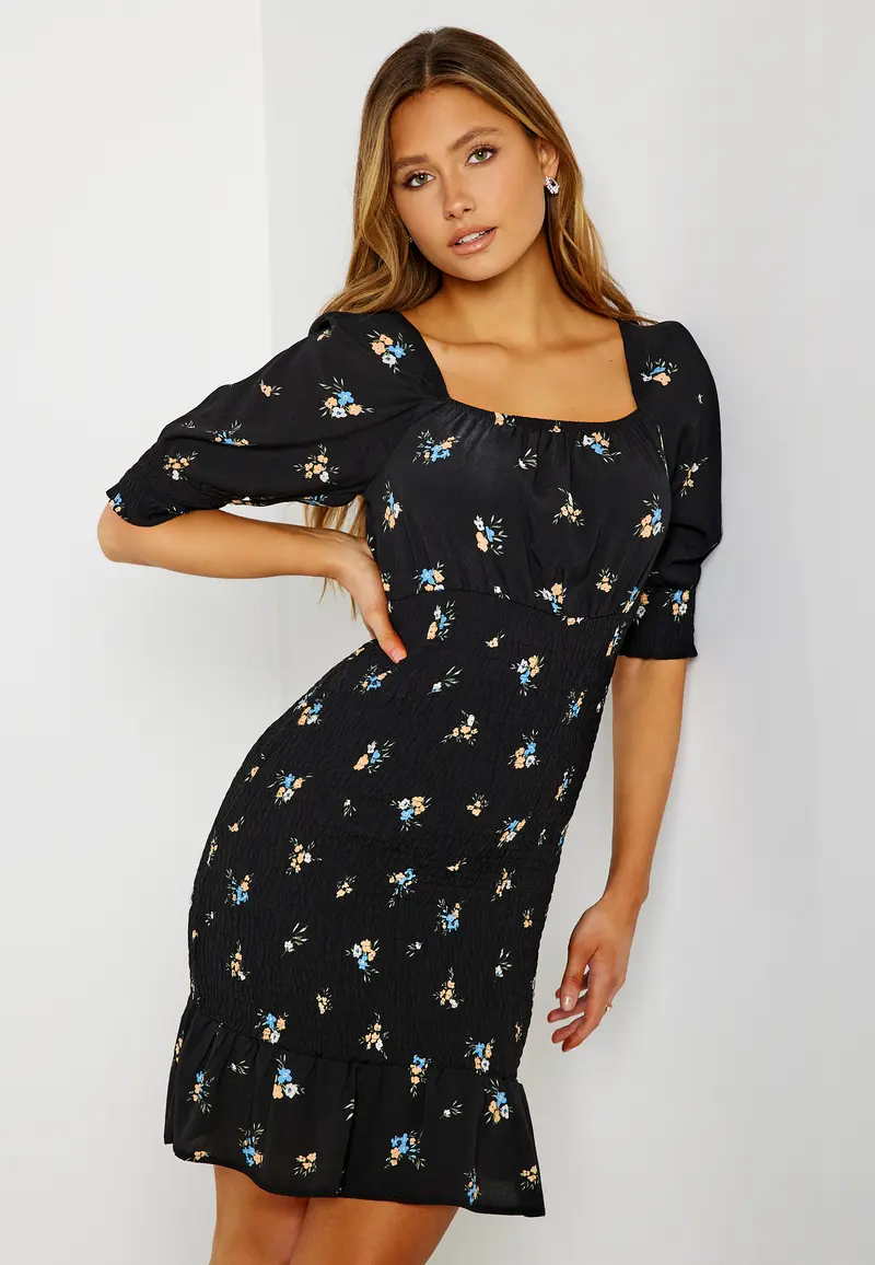 Viva 2/4 Smock Dress