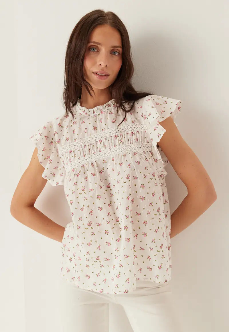 Vmtrine Sl Lace Top