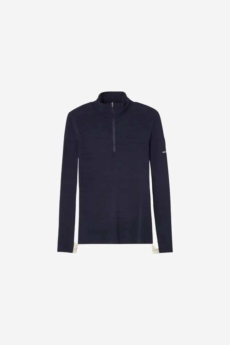 Voss 1/4-zip Navy Blue
