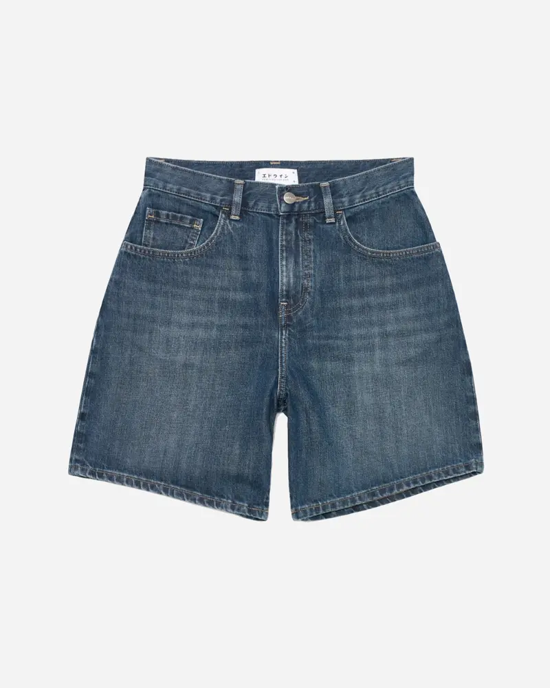 W' Cleo Short-Blue - Dipside Wash