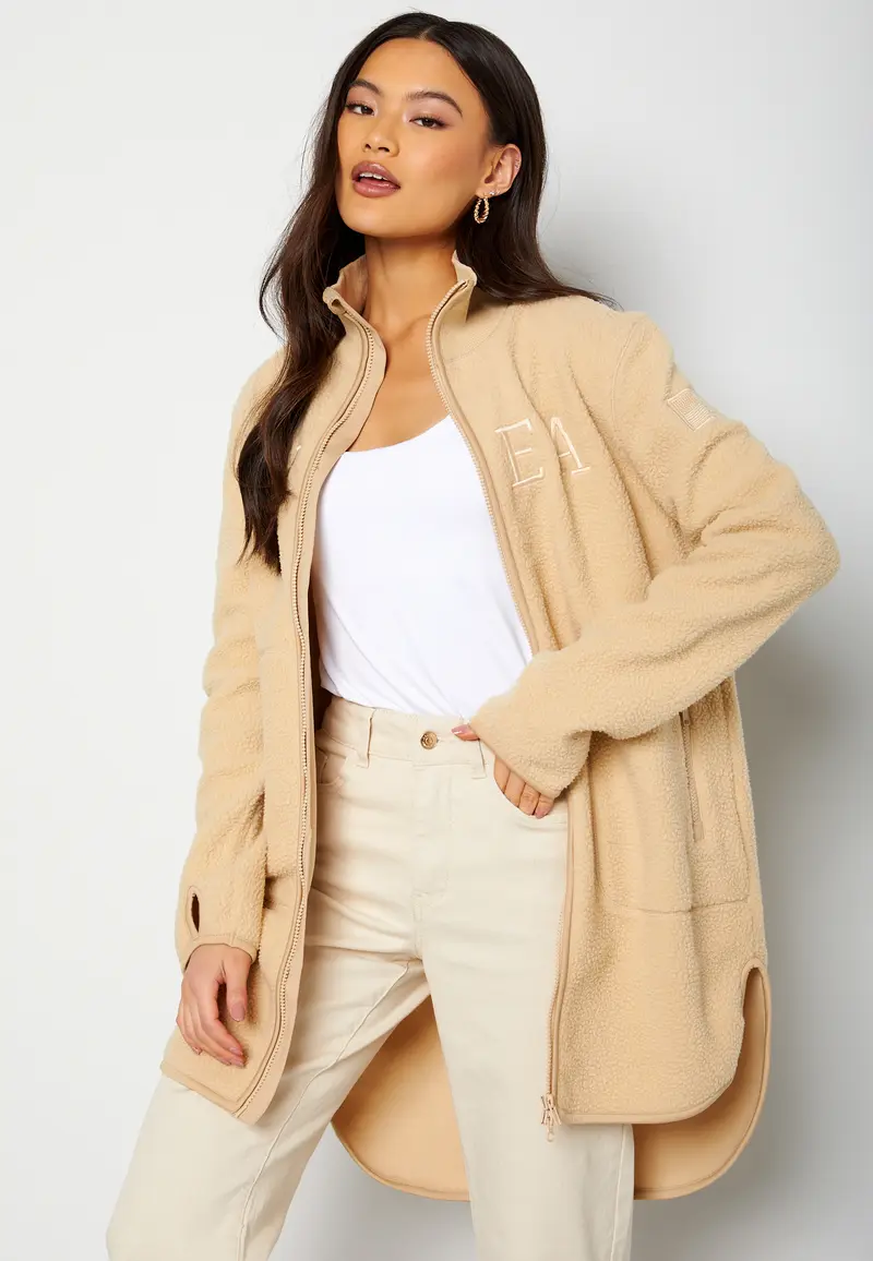W. Long Pile Zip Sweat