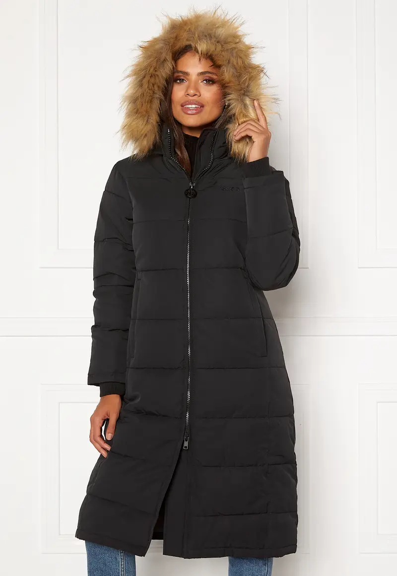 W. Long Slim Padded Parka