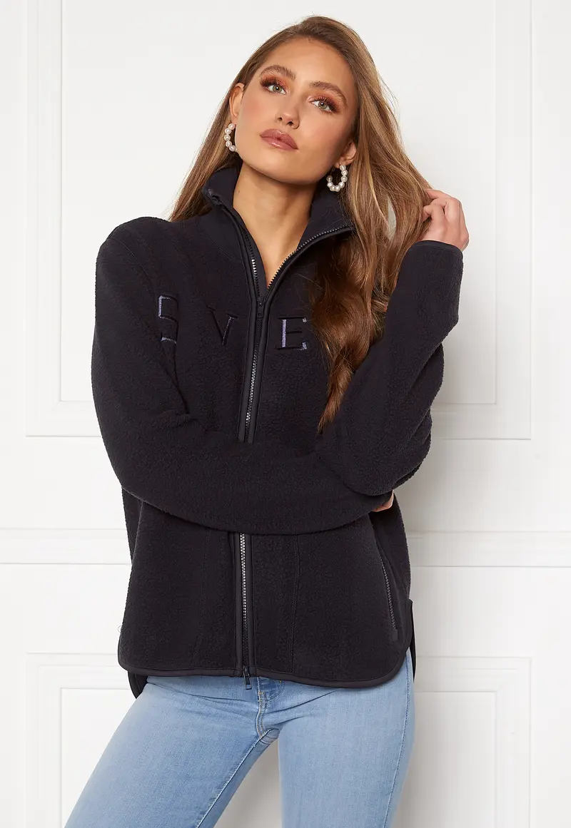 W. Pile Turtle Zip Sweat