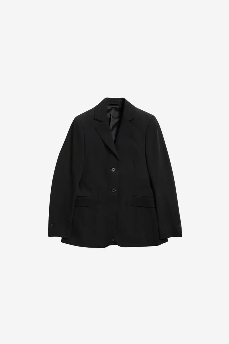 W Regular Suit Jacket Black