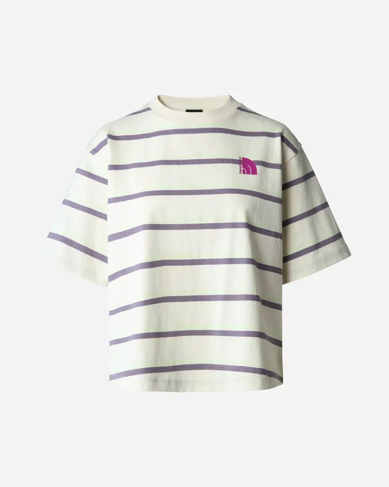 W S/S Easy Tee - White/Lime