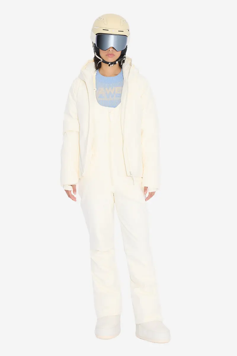 W Tryvann Bib Trousers Ecru