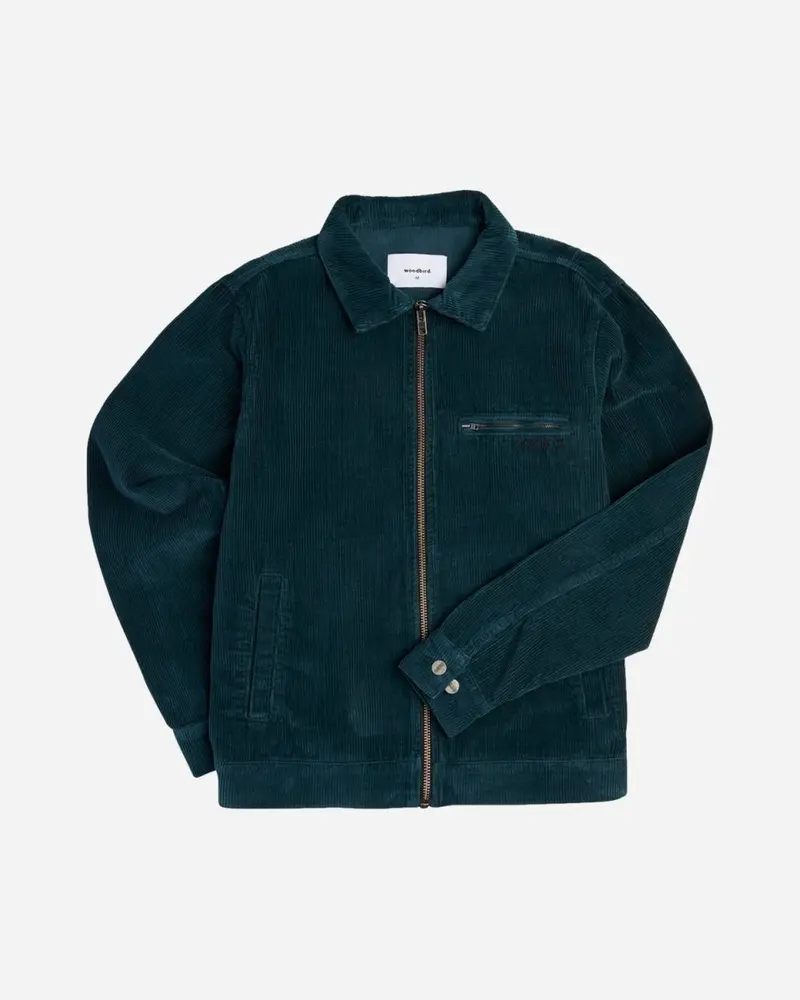 Wade Cord Jacket - Granite Green