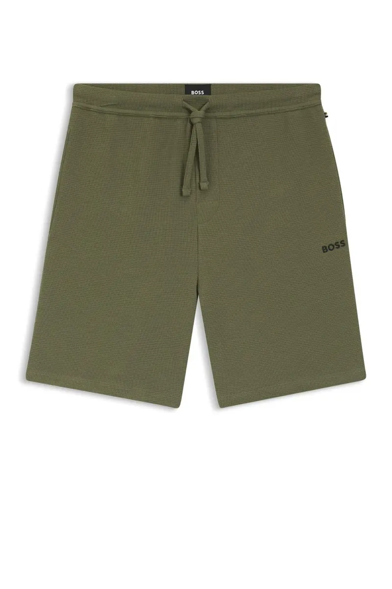 Waffle Shorts Open Green