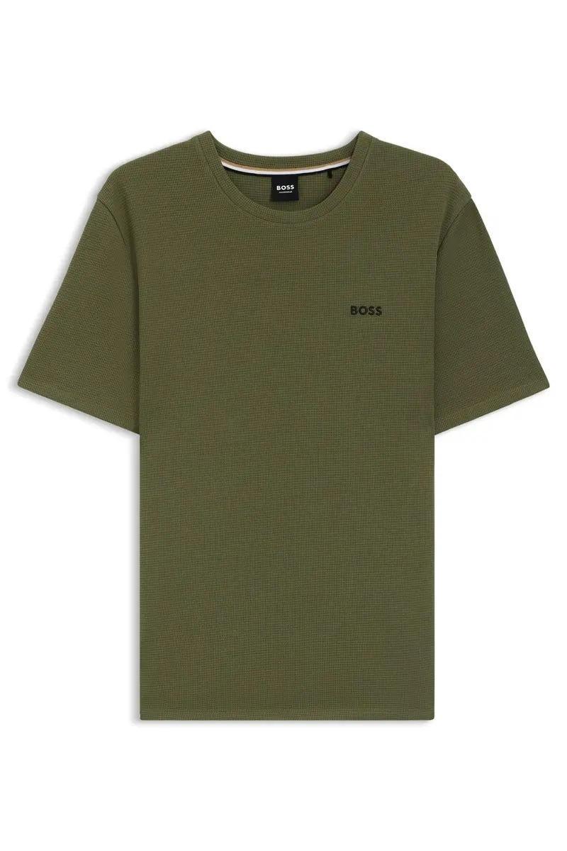 Waffle T-Shirt Open Green