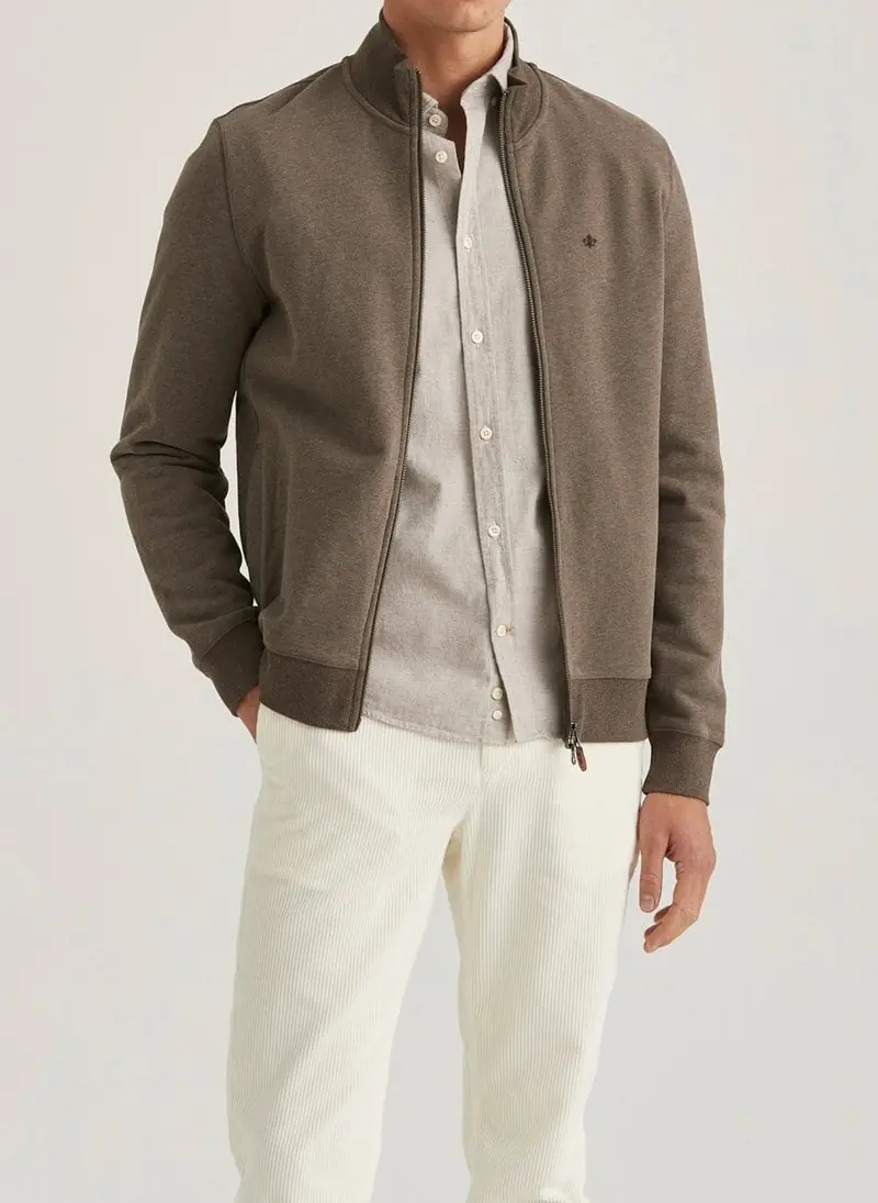 Warren zip cardigan