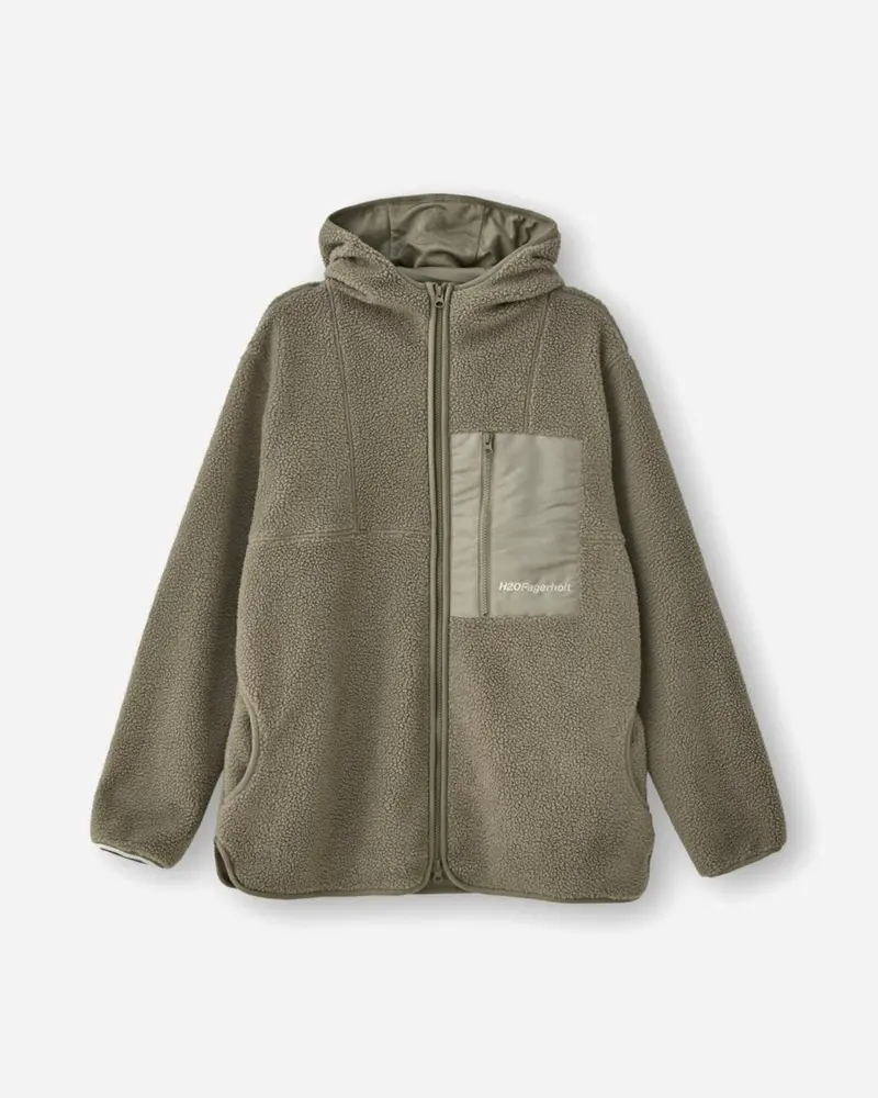 Was In Budapest Pile Jacket - Elephant