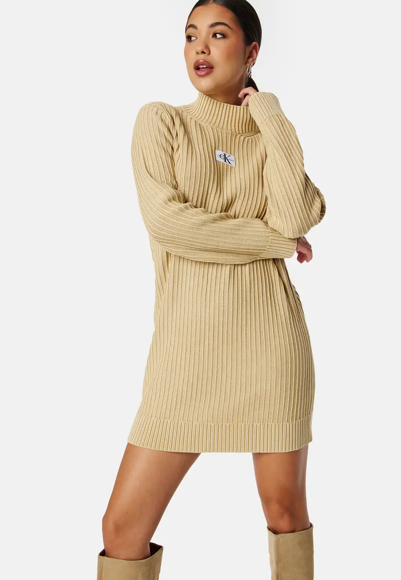 Washed Monologo Sweater Dress