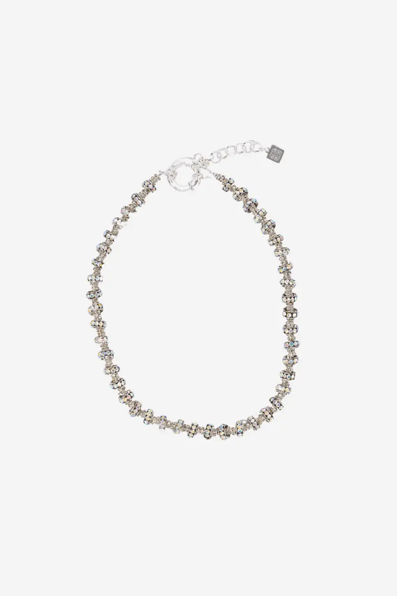 WAVE NECKLACE SMOKY QUARTZ