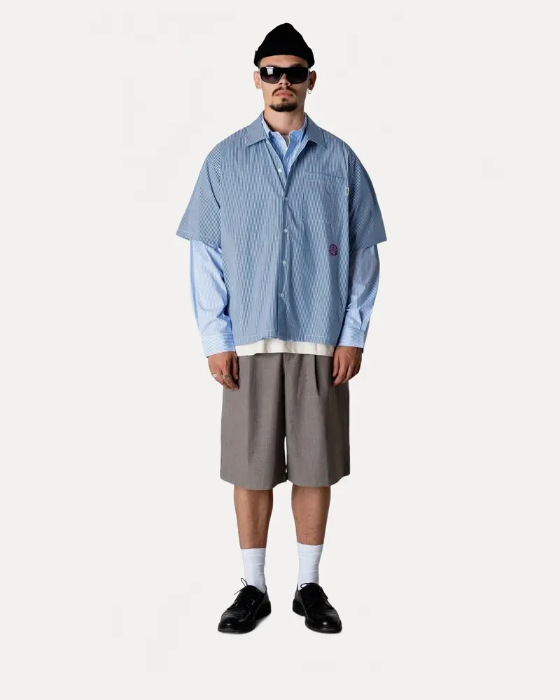 Wbwang Stripe Emb Shirt