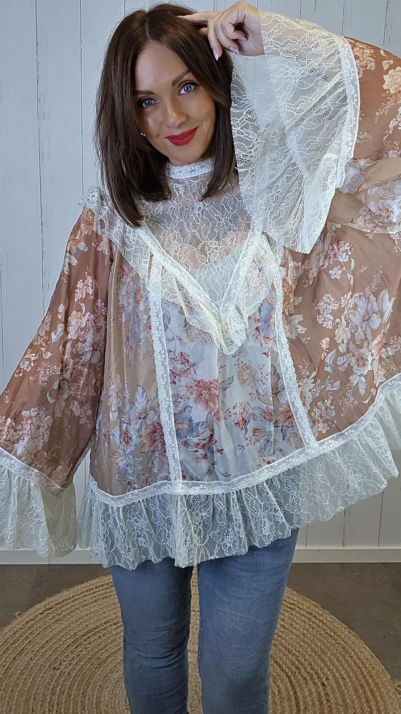 Wendy bohemsk bluse