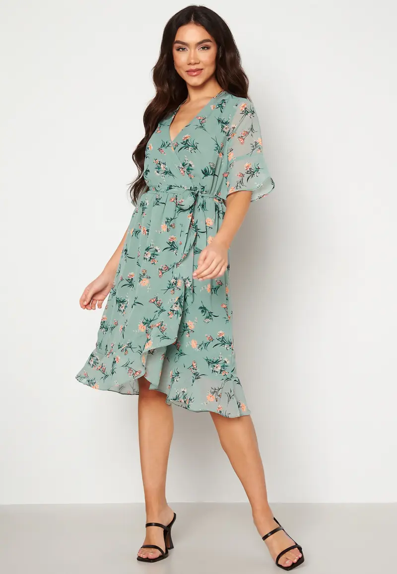 Wendy fake wrap dress