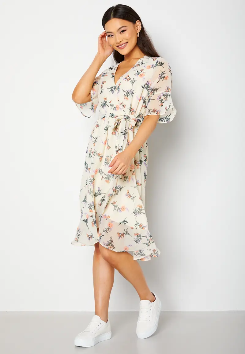 Wendy fake wrap dress