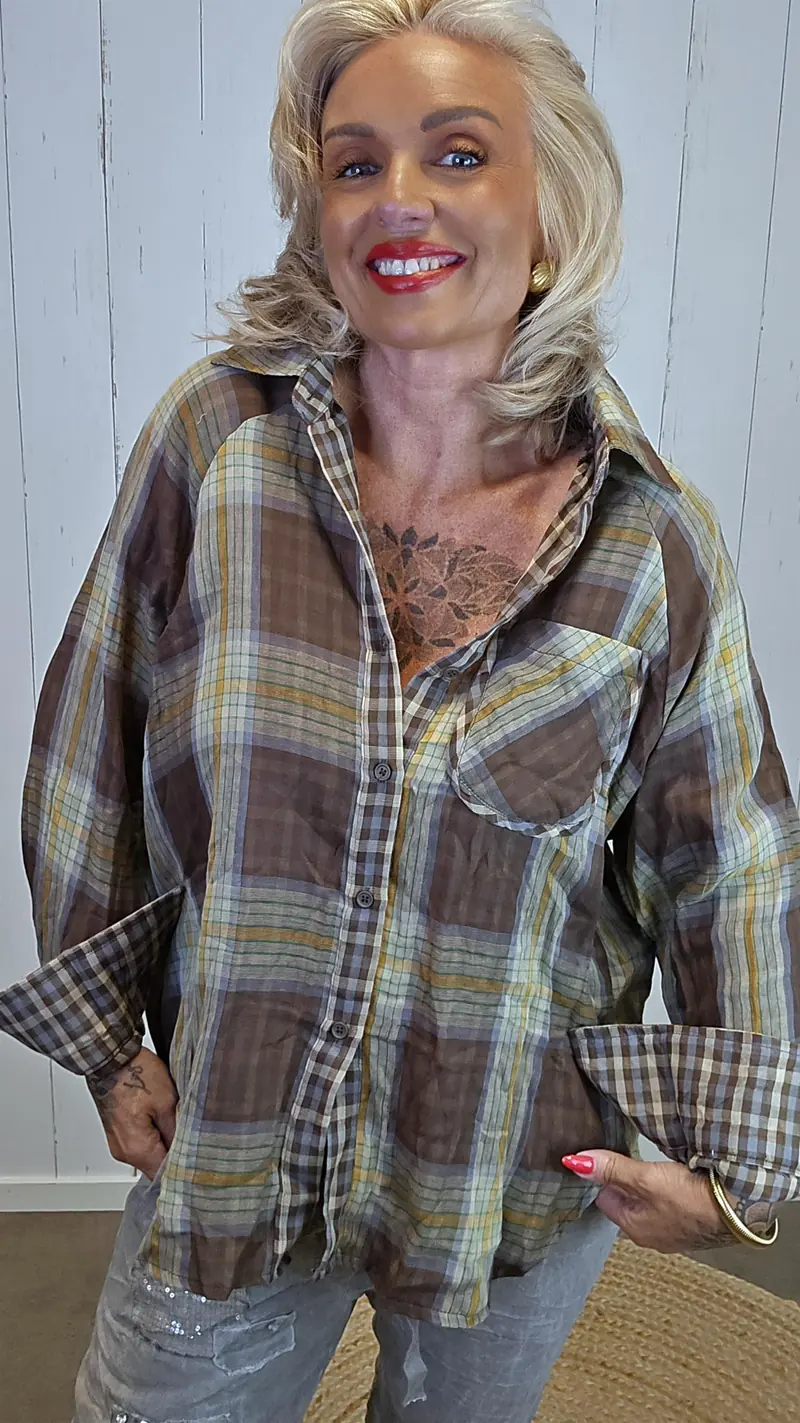 Wendy skjorte brun