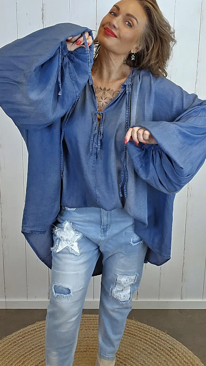 Weronica bluse blå