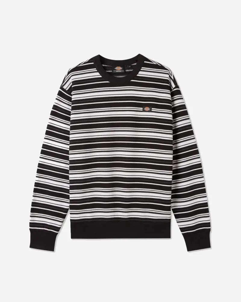 Westover Stripe Sweat - White