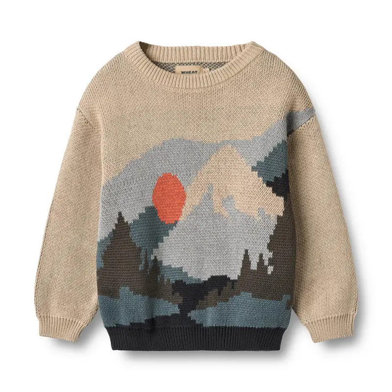 Wheat Jacquard Pullover William