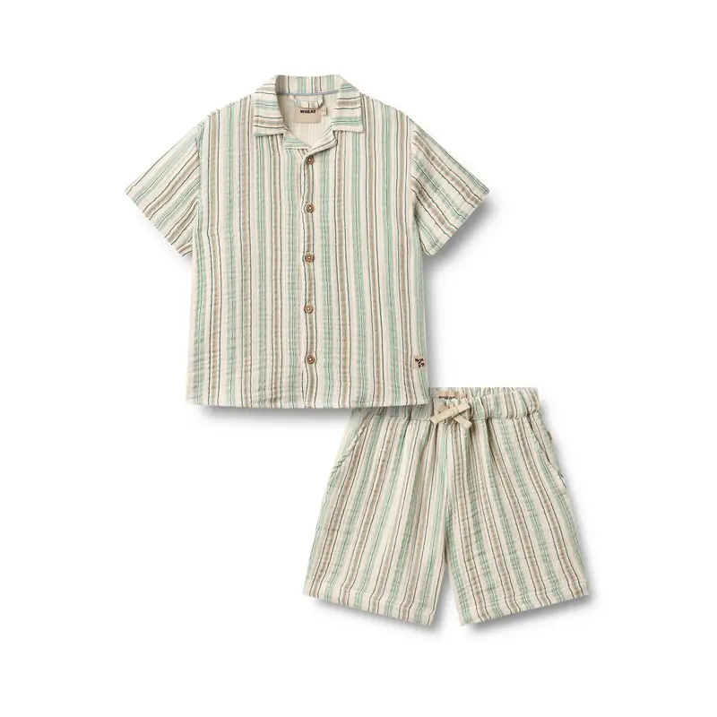 Wheat Sett Shorts og Skjorte