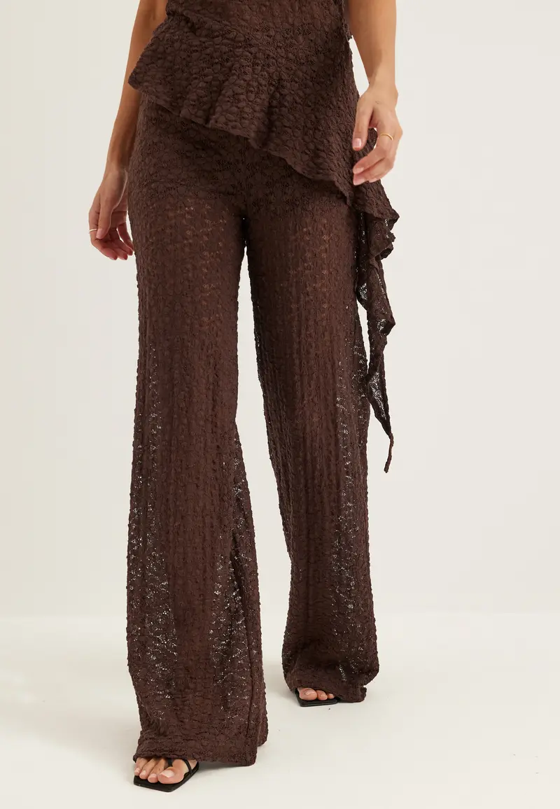 Wide Lace Trousers