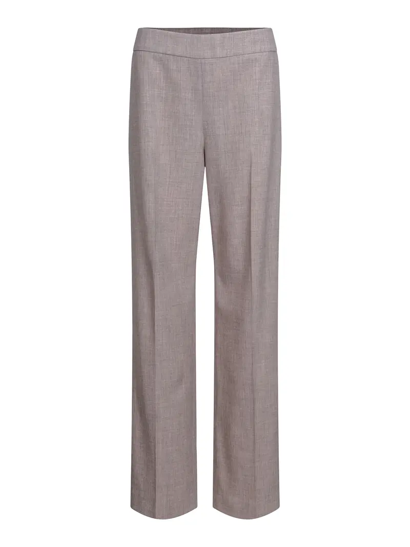 Wide leg tailored classic trouser 79 cm Beige Mel