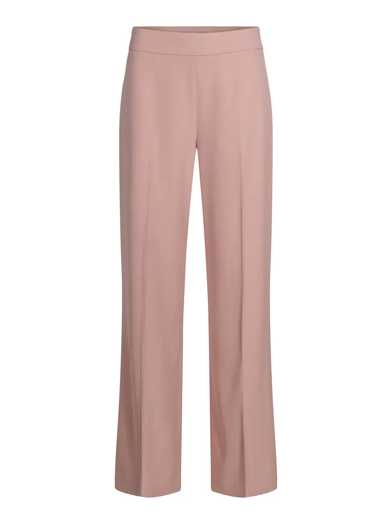 Wide leg tailored classic trouser 83 cm Dusty Rose