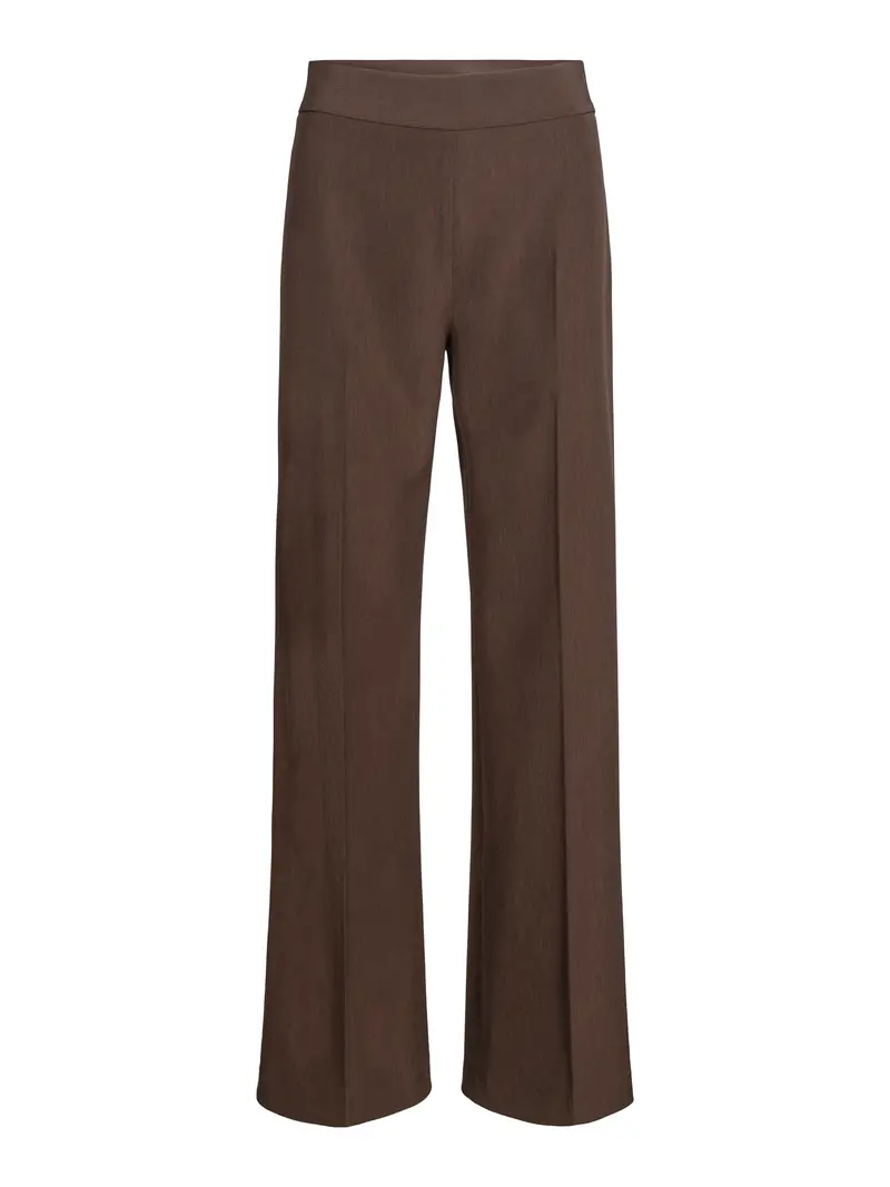Wide leg tailored trouser 79 cm Cocoa Powder